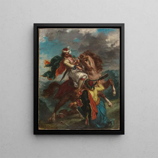Eugne Delacroix - A Turk Surrenders to a Greek Horseman.webp
