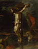 Le Christ sur la croix - Eugène Delacroix — vy av konstverket