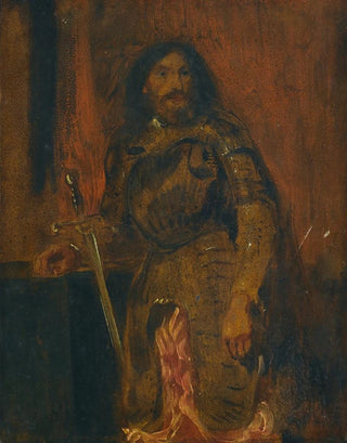 Eugne Delacroix - Etude De Vicentini en Armure.webp
