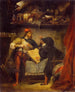Faust och Méphistophélès - Eugène Delacroix — vy av konstverket