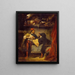 Faust och Méphistophélès - Eugène Delacroix — inramlat konstverk på väggen