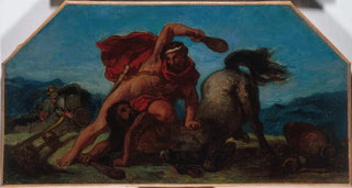 Eugne Delacroix - Hercule tuant le centaure Nessus.webp