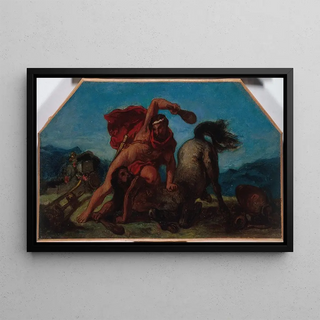 Eugne Delacroix - Hercule tuant le centaure Nessus.webp