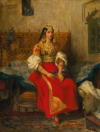 Eugne Delacroix - Juive de Tanger en costume dappart.webp