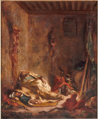 Eugne Delacroix - Le corps de garde Mekns.webp