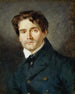 Eugène Delacroix - Lon Riesener (1808 - 1878) - Eugène Delacroix — vy av konstverket