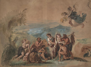 Eugne Delacroix - Orpheus Bringing Civilization to the Barbarian Ancestors of the Greeks.webp
