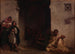 Rue à Meknès - Eugène Delacroix — vy av konstverket