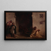 Rue à Meknès - Eugène Delacroix — inramlat konstverk på väggen