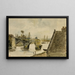 Le vieux pont à Nantes - Eugène Delacroix — inramlat konstverk på väggen
