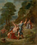 Våren: Eurydice biten av en orm under blomsterplockning, Eurydices död - Eugène Delacroix — vy av konstverket