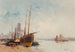 Båtar i hamn - Eugène Galien-Laloue — vy av konstverket