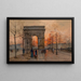 L'Arc de Triomphe på Place de l'Étoile - Eugène Galien-Laloue — inramlat konstverk på väggen