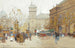 La Place du Châtelet - Eugène Galien-Laloue — vy av konstverket