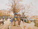 La Place du Châtelet, Paris - Eugène Galien-Laloue — vy av konstverket