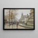 La fontaine du Palmier, place du Châtelet - Eugène Galien-Laloue — inramlat konstverk på väggen