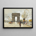 L'Arc de Triomphe - Eugène Galien-Laloue — inramlat konstverk på väggen