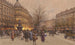 Le Boulevard vers le Pont - Eugène Galien-Laloue — vy av konstverket