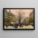 Les Grands Boulevards, Paris - Eugène Galien-Laloue — inramlat konstverk på väggen