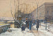 Les bords de la Seine près de Châtelet - Eugène Galien-Laloue — vy av konstverket