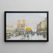Notre-Dame - Eugène Galien-Laloue — inramlat konstverk på väggen