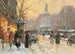 Paris Place de la République under regn - Eugène Galien-Laloue — vy av konstverket