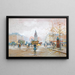 Place Clichy - Eugène Galien-Laloue — inramlat konstverk på väggen