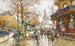 Place de la République - Eugène Galien-Laloue — vy av konstverket