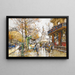 Place de la République - Eugène Galien-Laloue — inramlat konstverk på väggen