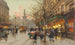 Place de la République - Eugène Galien-Laloue — vy av konstverket
