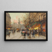 Place de la République - Eugène Galien-Laloue — inramlat konstverk på väggen