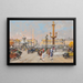 Place de la Concorde - Eugène Galien-Laloue — inramlat konstverk på väggen