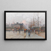 Porte de Châtillon - Eugène Galien-Laloue — inramlat konstverk på väggen