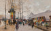 Quai Voltaire - Eugène Galien-Laloue — vy av konstverket