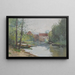 Vieux Moulin de Dennemont - Eugène Galien-Laloue — inramlat konstverk på väggen