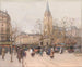 Vue des boulevards Saint-Germain-des-Prés - Eugène Galien-Laloue — vy av konstverket