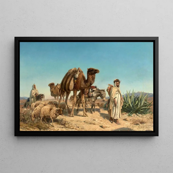 Eugne Girardet - Caravane dans le dsert.webp