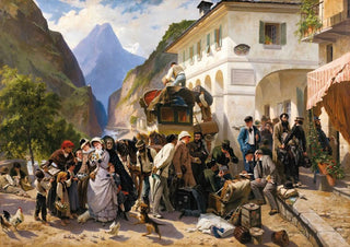 Eugne Giraud - La Douane Italienne au Simplon.webp