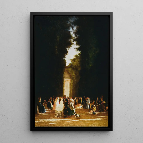 Eugne Grandsire - Lalle des Feuillants aux Tuileries sous le Second Empire.webp