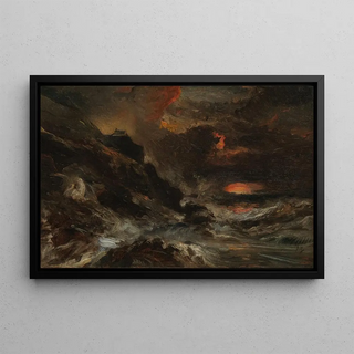 Eugne Isabey - A Storm off the Normandy Coast.webp