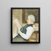Portrait du père de l'artiste - Eugène Jansson — inramlat konstverk på väggen
