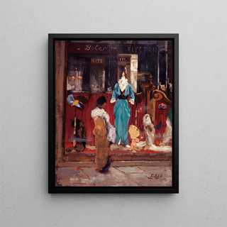 Eugne Louis Gillot - Devanture dune boutique de mode.webp