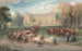 Louis XIV som leder sin vagn i Versaillesparken - Eugène Louis Lami — vy av konstverket