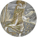 Eurydice biten av en orm - Sir Edward Coley Burne-Jones — visat i en interiör