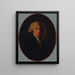 porträtt av en man från revolutionens era - Eustache François Duval — inramlat konstverk på väggen