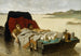 Les fils de Clovis II - Évariste Vital Luminais — vy av konstverket