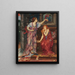 La Reine Éléonore, la belle Rosamund - Evelyn de Morgan — inramlat konstverk på väggen