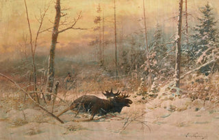 Evgeni Alexandrovich Tikhmenev - Elk Hunting.webp