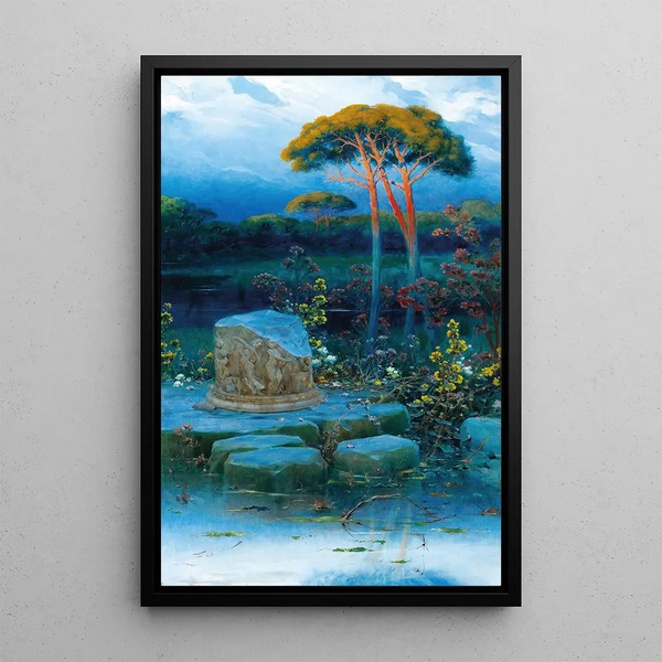 F Oliva - Evening over the Pontine Marshes.webp