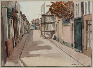 Boulevard Chauvelot, första sträckan - F. Seguin — vy av konstverket